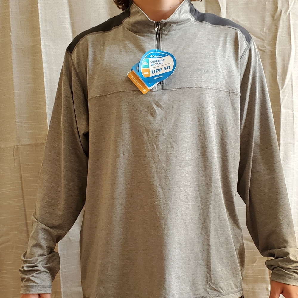 COLUMBIA PULLOVER HALF ZIP UP XL